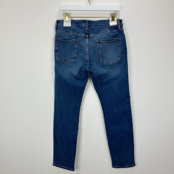 J.Crew 484 Slim Fit Stretch Jean Medium Wash Blue Mid Rise Mens W30 L30 NWT - Picture 6 of 15